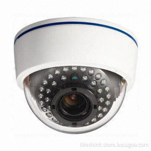 IR LED Dome Camera with High Definition, 1200TVL Resolution and 48pcs, 5mm IR LEDs